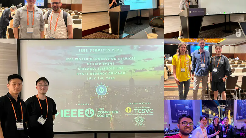 Presenting and serving as a session chair in 2023 IEEE World Congress on Services.